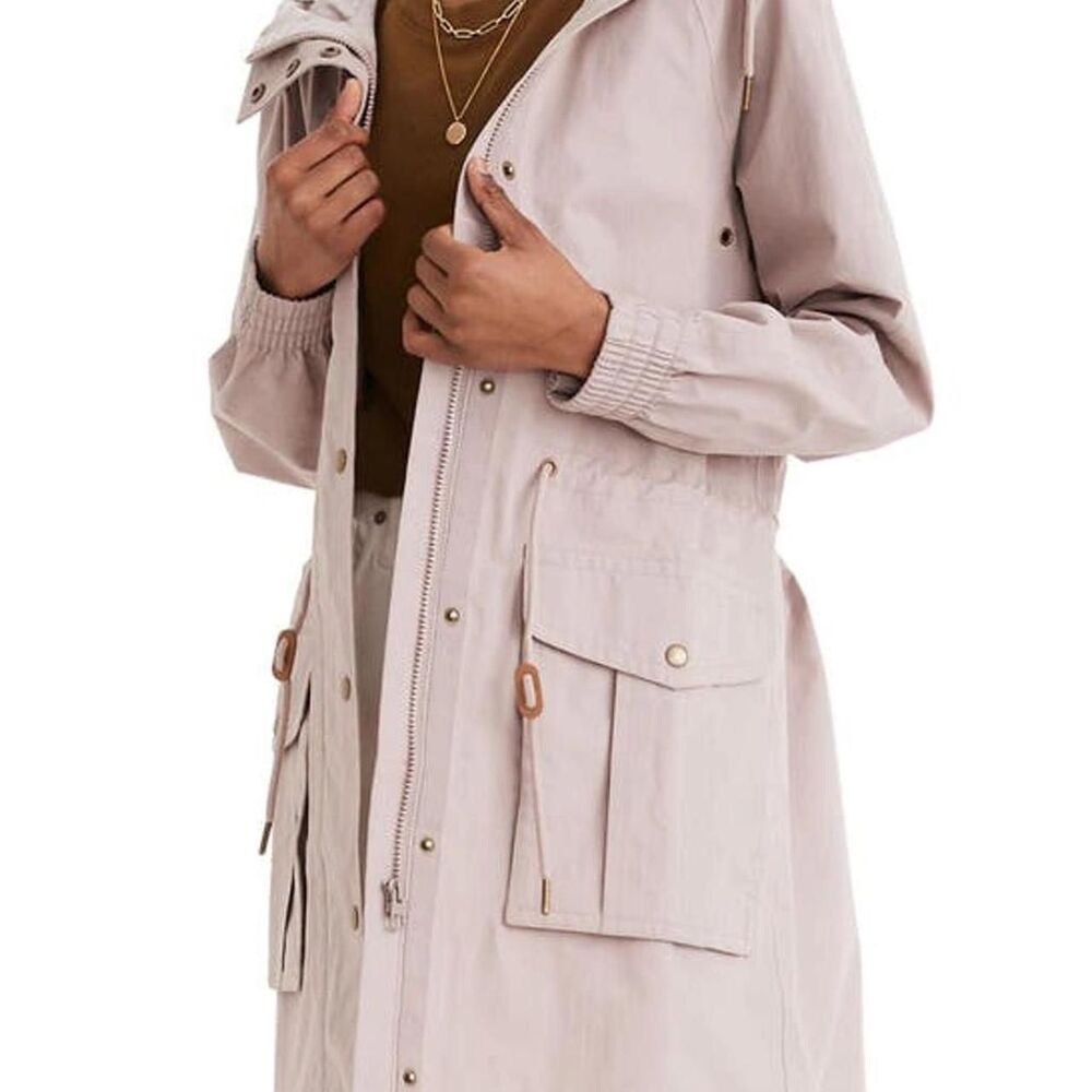 Madewell Women's Pink Jacket - waterproof rainfall anorak raincoat - Picture 2 of 8